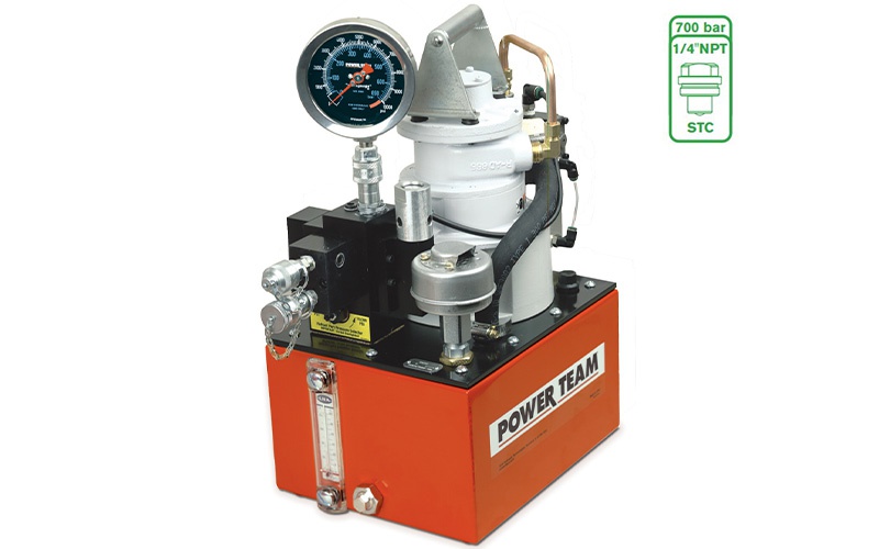 Havalı Hidrolik Tork Pompası 2 Hızlı - Yüksek Debi 7.6 ltr/dk [ SPX RWP-55] 